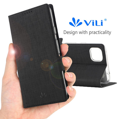 VILI DMK Cross Texture Double Magnetic Clasp Leather Wallet Case for Huawei Y5p/Honor 9S