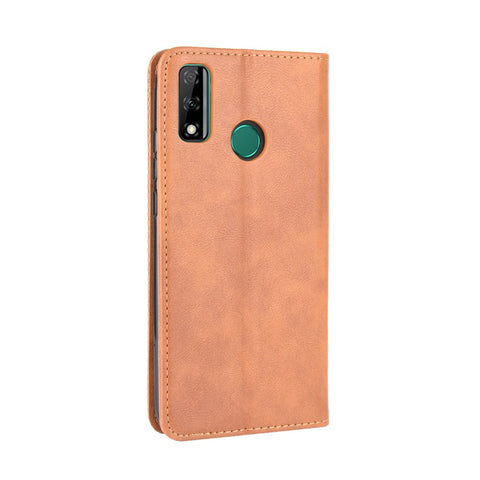 Vintage Style Wallet Stand Leather Cover for Huawei Y8s