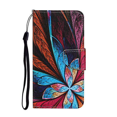 Pattern Printing Stand Shell Wallet Leather Case for Honor 9X Lite