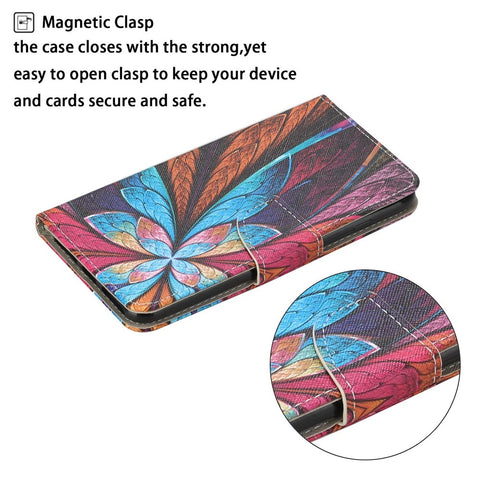 Pattern Printing Stand Shell Wallet Leather Case for Honor 9X Lite