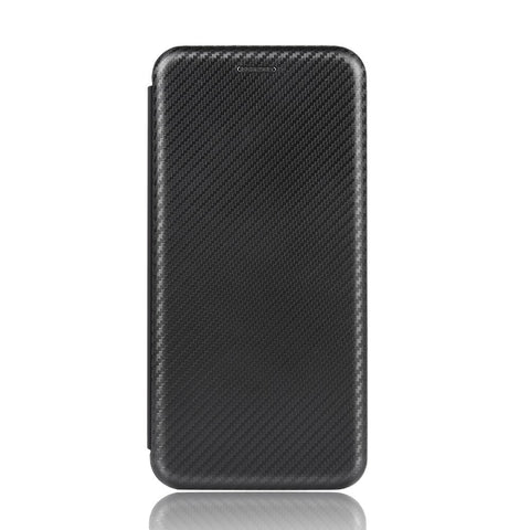 Auto-absorbed Carbon Fiber Leather Stand Mobile Phone Case for Huawei Y5p