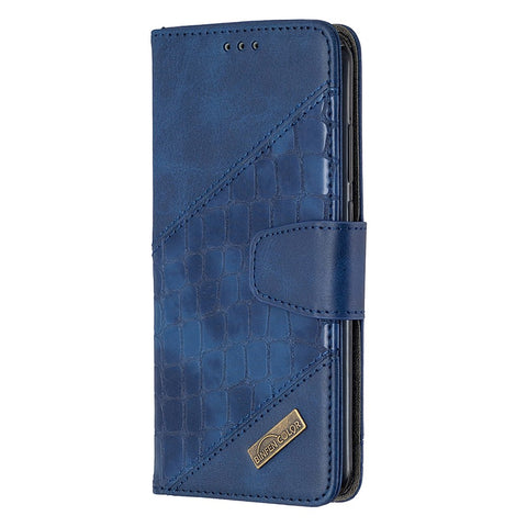 Crocodile Texture Assorted Color Leather Shell Wallet Phone Case for Huawei Y6/Honor 8A