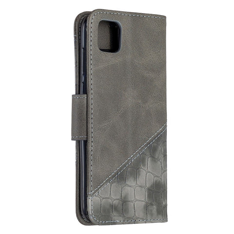 Assorted Color Crocodile Texture Leather Cell Phone Cover for Huawei Y5p/Honor 9S