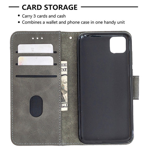 Assorted Color Crocodile Texture Leather Cell Phone Cover for Huawei Y5p/Honor 9S