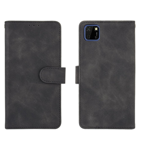 Skin-touch Wallet Stand Leather Phone Cover Case for Huawei Y5p