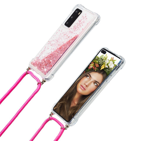 Glitter Powder Quicksand TPU Back Case for Huawei P40