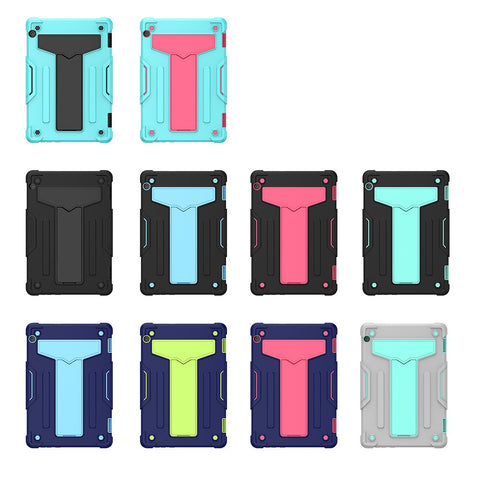 Shockproof Folding Kickstand Silicone + PC Tablet Hybrid Case for Huawei MediaPad T5 10.1
