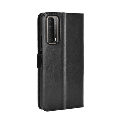 Crazy Horse Wallet Leather Case for Huawei P smart 2021/Y7a Shell