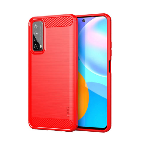 MOFI Carbon Fiber Brushed TPU Cover for Huawei P smart 2021/Y7a