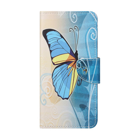 Pattern Printing Cross Texture Leather Wallet Stand Case for Huawei P smart 2021/Y7a