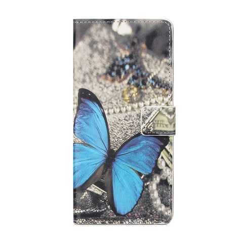 Pattern Printing Leather Wallet Stand Case for Huawei P smart 2021/Y7a