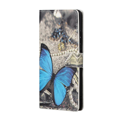 Pattern Printing Leather Wallet Stand Case for Huawei P smart 2021/Y7a