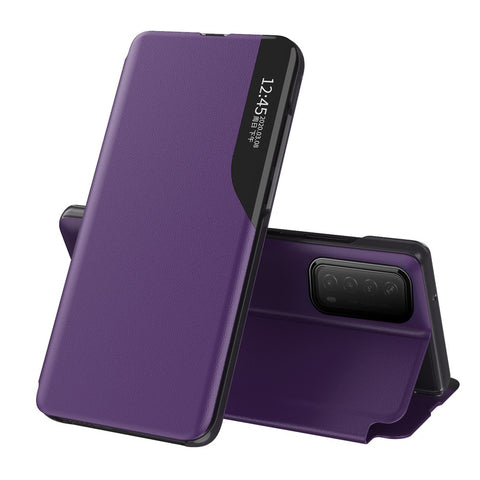 Phone Case Folio Flip PU Leather Stand Cover for Huawei P Smart 2021 / Y7a