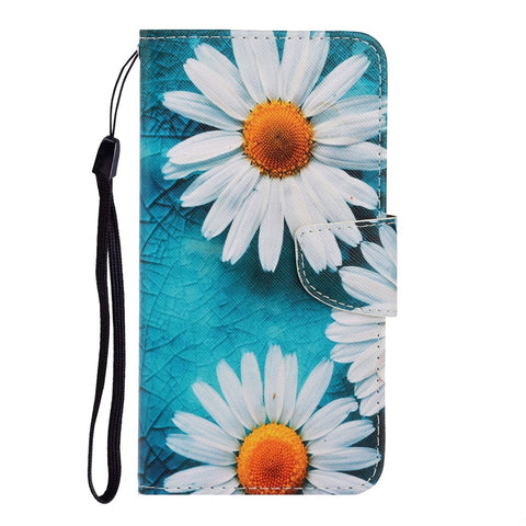 Pattern Printing Case for Huawei P smart 2021/Y7a PU Leather Wallet Shell with Stand