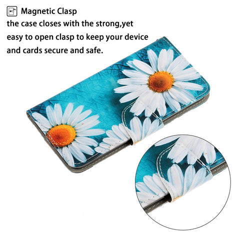 Pattern Printing Case for Huawei P smart 2021/Y7a PU Leather Wallet Shell with Stand
