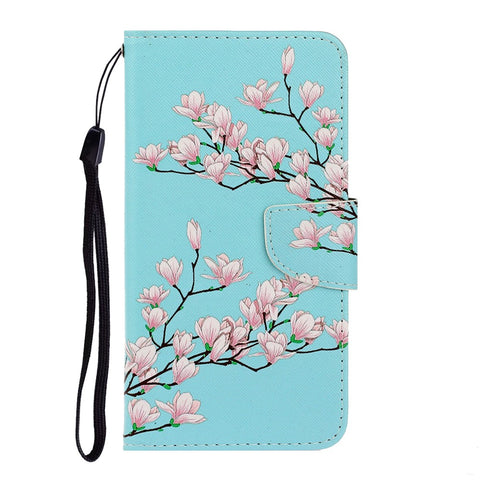 Pattern Printing Case for Huawei P smart 2021/Y7a PU Leather Wallet Shell with Stand