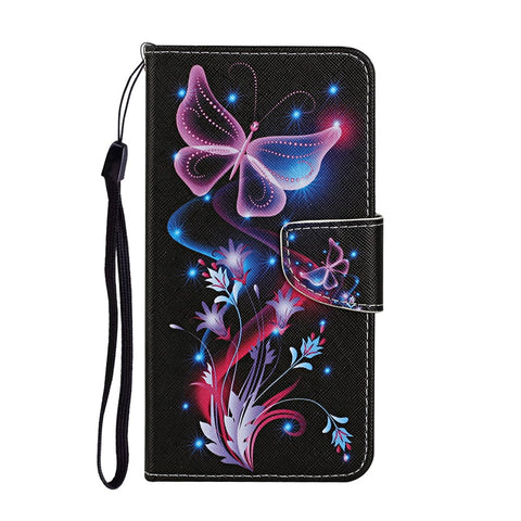 Pattern Printing PU Leather Case for Huawei P smart 2021/Y7a Wallet Stand Shell