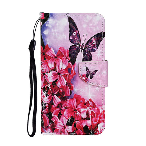 Pattern Printing PU Leather Case for Huawei P smart 2021/Y7a Wallet Stand Shell