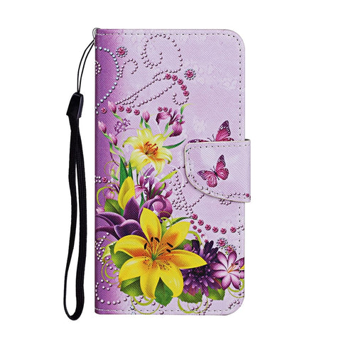 Pattern Printing PU Leather Case for Huawei P smart 2021/Y7a Wallet Stand Shell