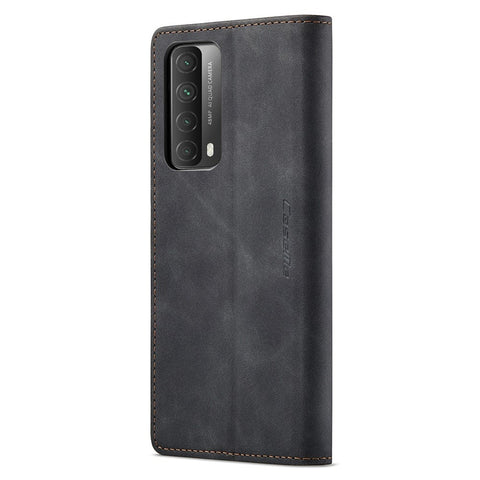 CASEME 013 Series Auto-absorbed Leather Wallet Case for Huawei P Smart 2021 / Y7a