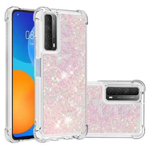TPU Dynamic Quicksand Phone Protective Cover for Huawei P smart 2021/Y7a