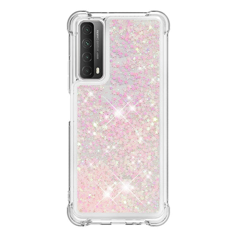 TPU Dynamic Quicksand Phone Protective Cover for Huawei P smart 2021/Y7a