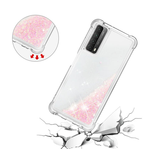 TPU Dynamic Quicksand Phone Protective Cover for Huawei P smart 2021/Y7a