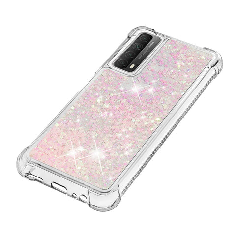TPU Dynamic Quicksand Phone Protective Cover for Huawei P smart 2021/Y7a