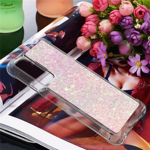 TPU Dynamic Quicksand Phone Protective Cover for Huawei P smart 2021/Y7a