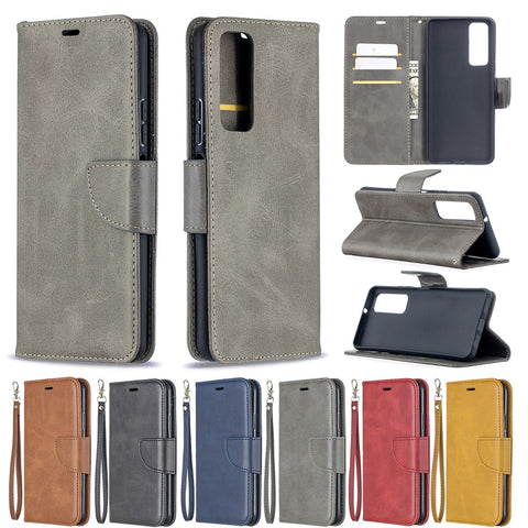 PU Leather Wallet Stylish Smartphone Case for Huawei P smart 2021 / Huawei Y7a