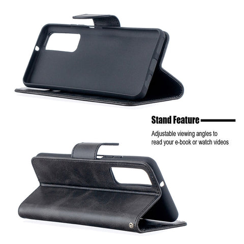 PU Leather Wallet Stylish Smartphone Case for Huawei P smart 2021 / Huawei Y7a