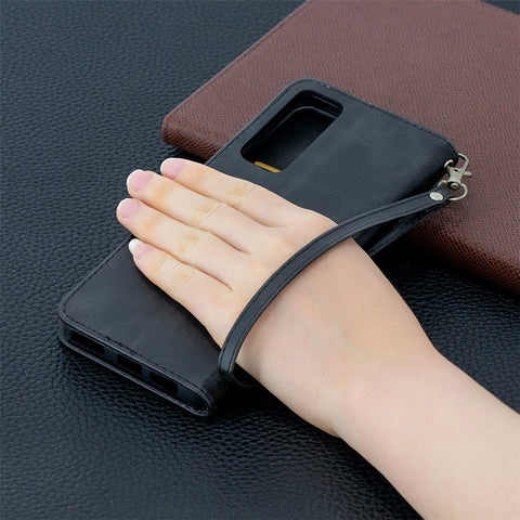 PU Leather Wallet Stylish Smartphone Case for Huawei P smart 2021 / Huawei Y7a
