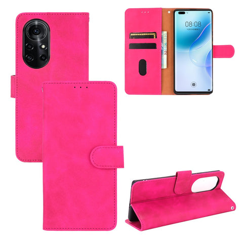 Delicate TPU + PU Leather Wallet Cell Phone Case for Huawei nova 8 Pro 5G