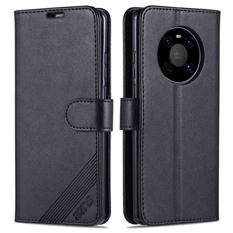 AZNS Wallet Stand Leather Protective Case for Huawei Mate 40 Pro