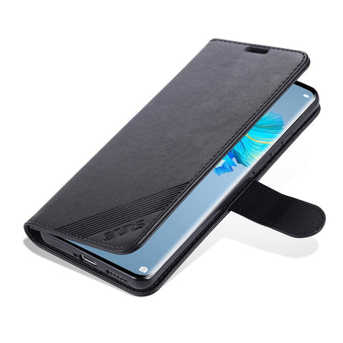AZNS Wallet Stand Leather Protective Case for Huawei Mate 40 Pro