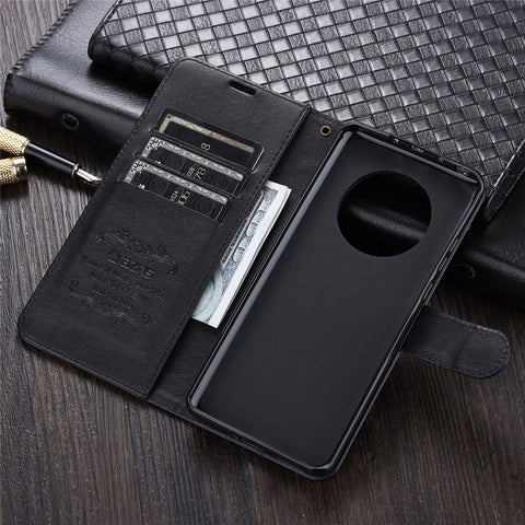 AZNS Wallet Stand Leather Protective Case for Huawei Mate 40 Pro