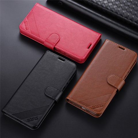 AZNS Wallet Stand Leather Protective Case for Huawei Mate 40 Pro