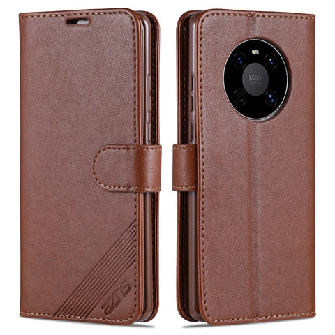 AZNS Wallet Stand Leather Protective Case for Huawei Mate 40 Pro