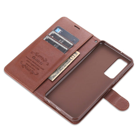 AZNS Wallet Stand Leather Protective Case for Huawei P smart 2021 / Huawei Y7a