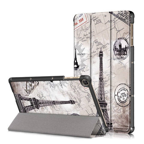 Tri-fold Stand Pattern Printing Leather Case Smart Tablet Cover for Huawei MatePad T 10S/T 10 /Enjoy Tablet 2