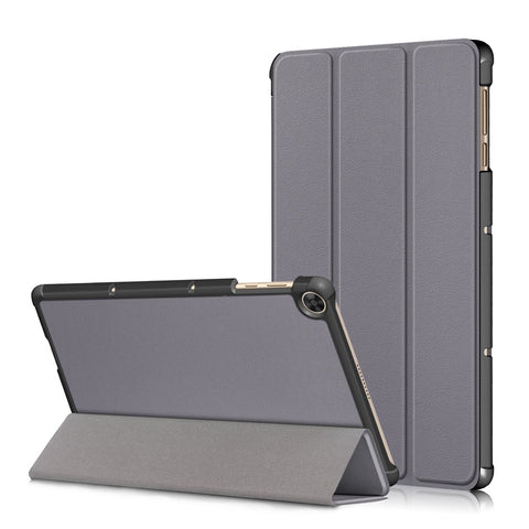 Tri-fold Flexible-Angle Stand Wake/Sleep Leather Smart Case for Huawei MatePad T 10S/T 10 /Enjoy Tablet 2