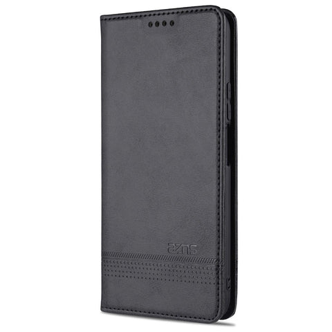AZNS Stand Wallet Auto-absorbed Magnetic Leather Case for Huawei P smart 2021/Y7a