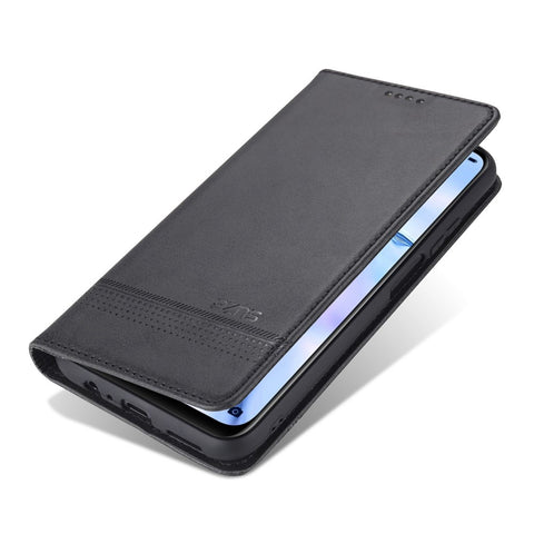 AZNS Stand Wallet Auto-absorbed Magnetic Leather Case for Huawei P smart 2021/Y7a