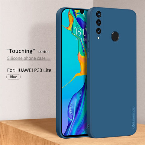 PINWUYO Soft Silicone Precise Cut-Out Cell Phone Hybrid Case Cover for P30 Lite / P30 Lite New Edition / nova 4e