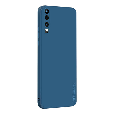 PINWUYO Precise Cut-Out Soft Silicone Cell Phone Case Cover Protector for Huawei P30