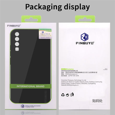 PINWUYO Precise Cut-Out Soft Silicone Cell Phone Case Cover Protector for Huawei P30