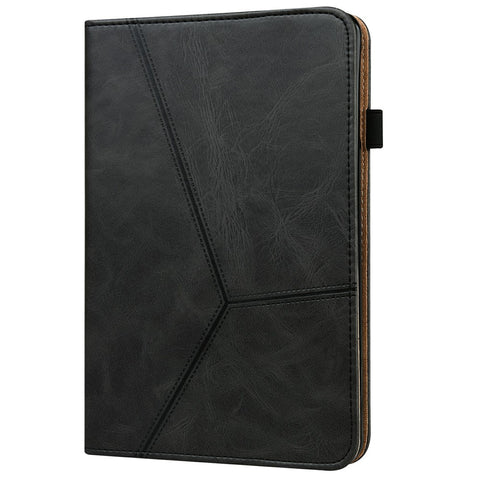 Card Holder Design Stitching Line Leather Tablet Stand Cover with Elastic Strap for Huawei MediaPad M5 lite 10