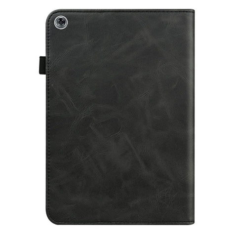 Card Holder Design Stitching Line Leather Tablet Stand Cover with Elastic Strap for Huawei MediaPad M5 lite 10