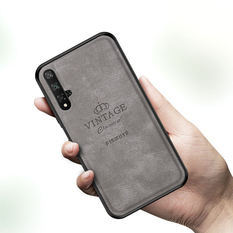 PINWUYO Premium PU Leather Soft TPU Bumper Hard PC Hybrid Protective Case for Huawei Honor 20 / Honor 20S (For China) / nova 5T in Thailand