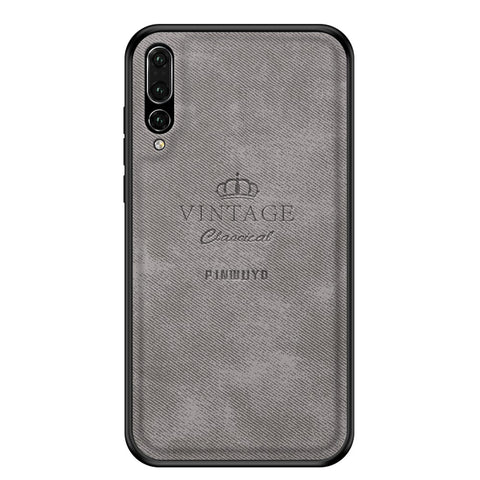PINWUYO Heavy Duty TPU Edges Hard PC Back with PU Leather Rugged Shockproof Phone Case for Huawei P20 Pro